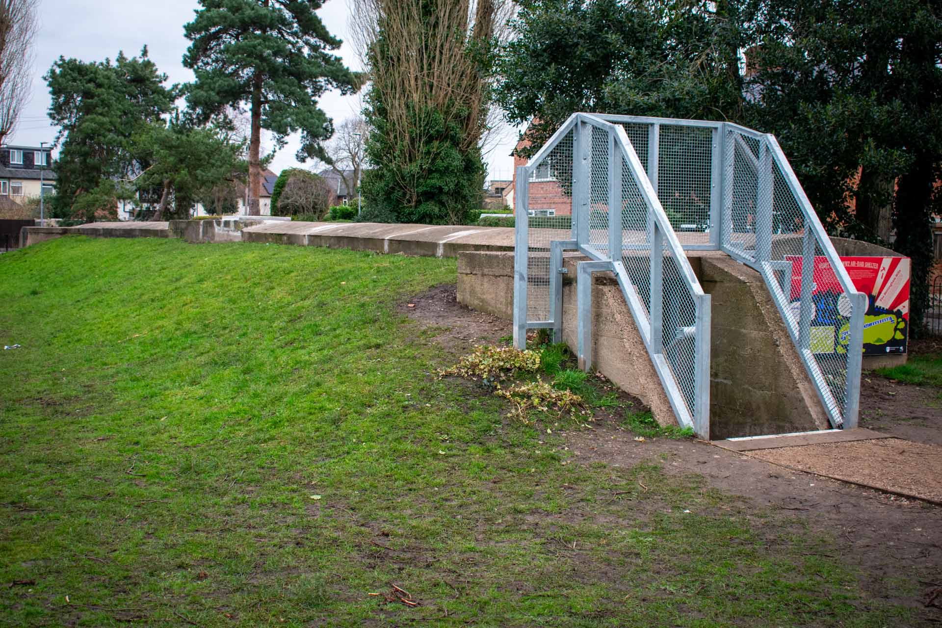 World War Two Air Raid Shelter entrance